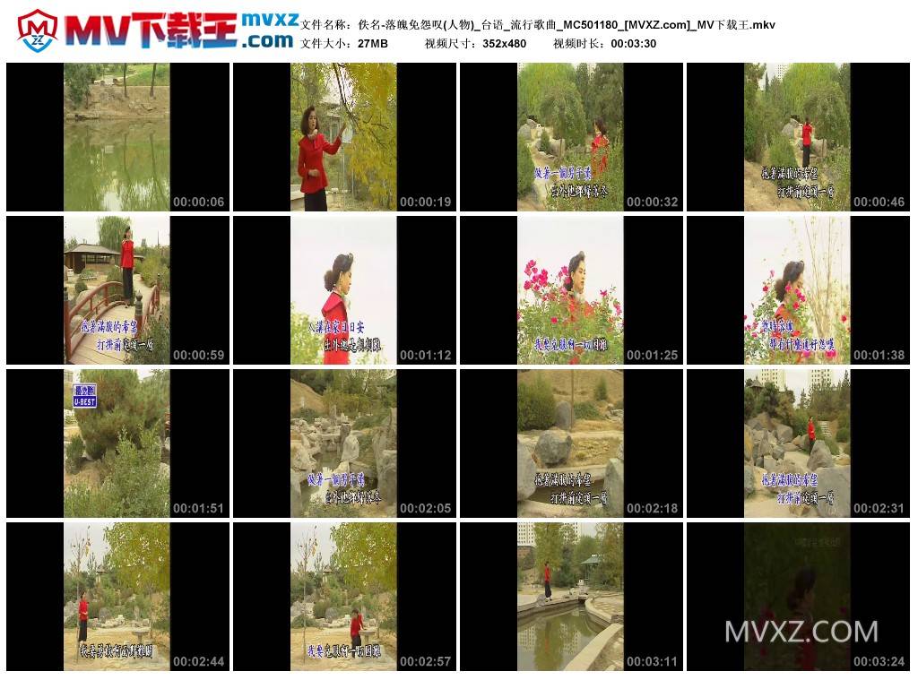 佚名-落魄免怨叹(人物)_台语_流行歌曲_MC501180